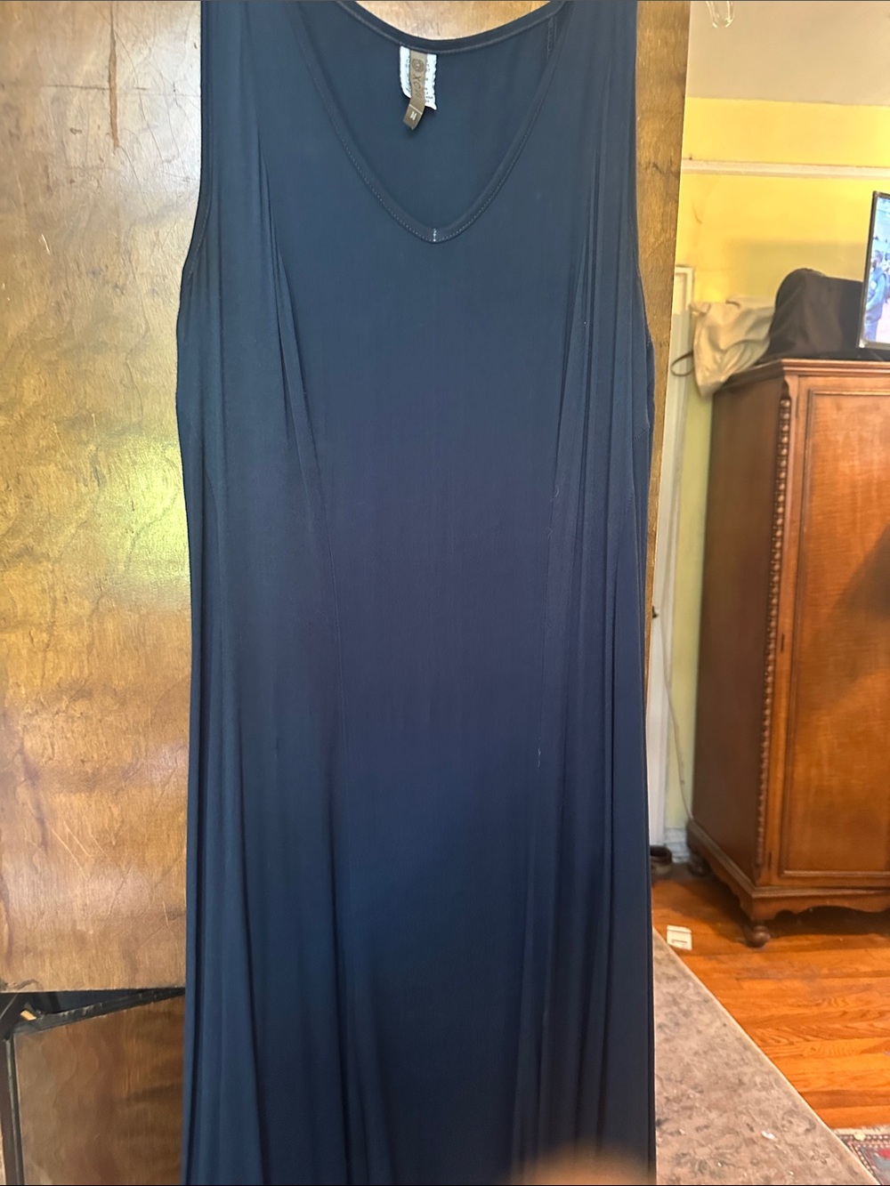 XCVI  Sleeveless Maxi Dress in Navy Blue
